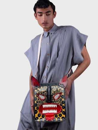 Medium Painted Tecuan Bag