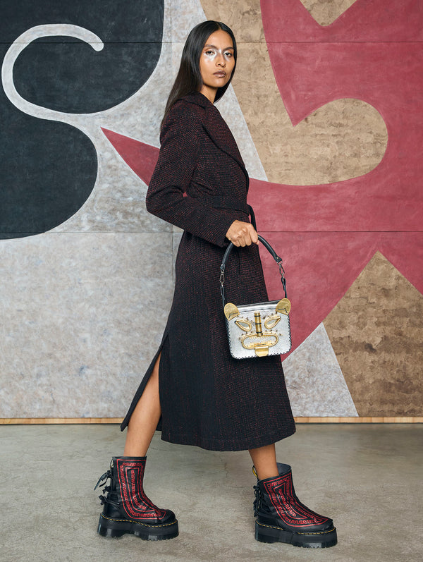 Lazarus Red Marl Coat