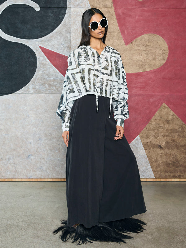 Printed Pensamientos Blouse