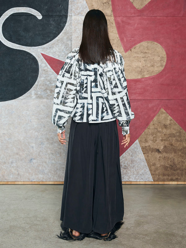 Printed Pensamientos Blouse