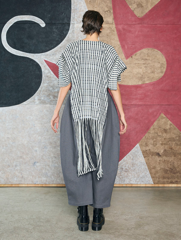 Arturo T-Shirt Rebozo with Fringes