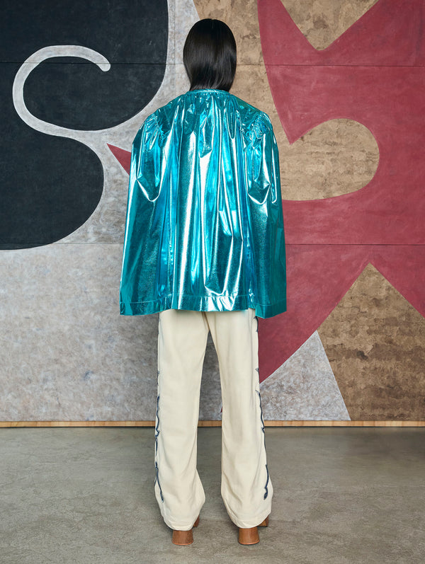 Zahara Metallic Cape