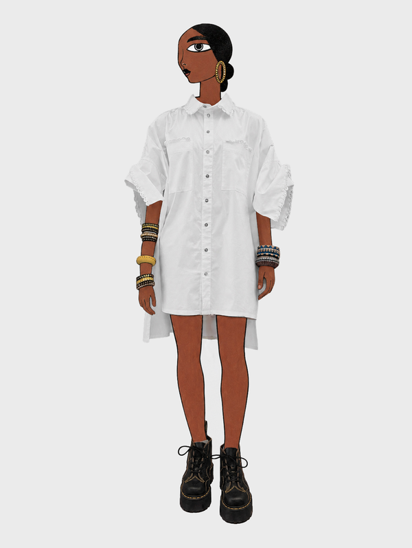 Armazon patchwork shirt