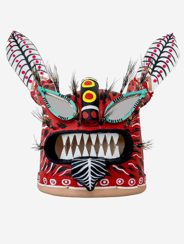 Tecuan Mirror Michoacan Mask