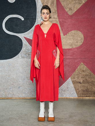 Querida Fretwork Dress