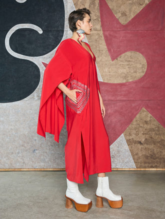 Querida Fretwork Dress