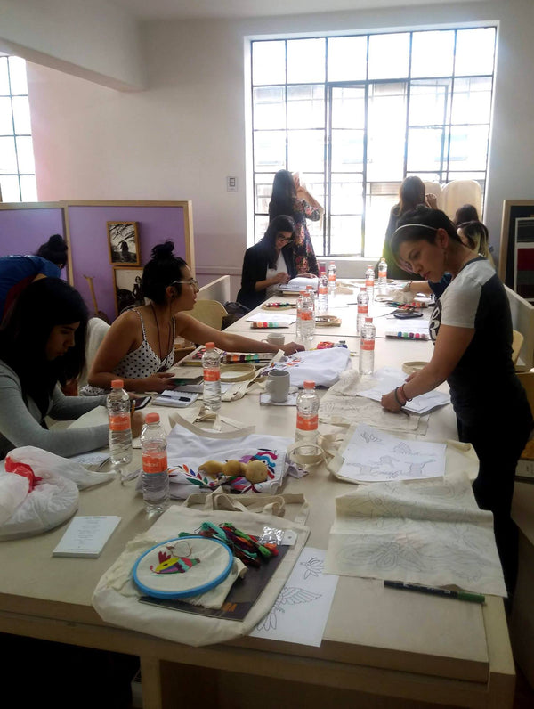 Otomí Embroidery Workshop
