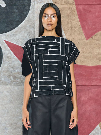 BRICK LEVEL BLOUSE
