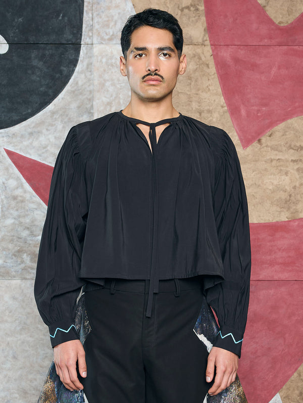 Embroidered Pensamientos Blouse