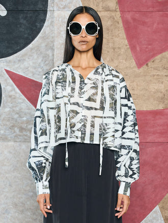 Printed Pensamientos Blouse