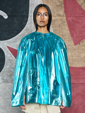Zahara Metallic Cape