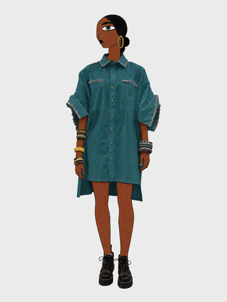 Armazon patchwork shirt