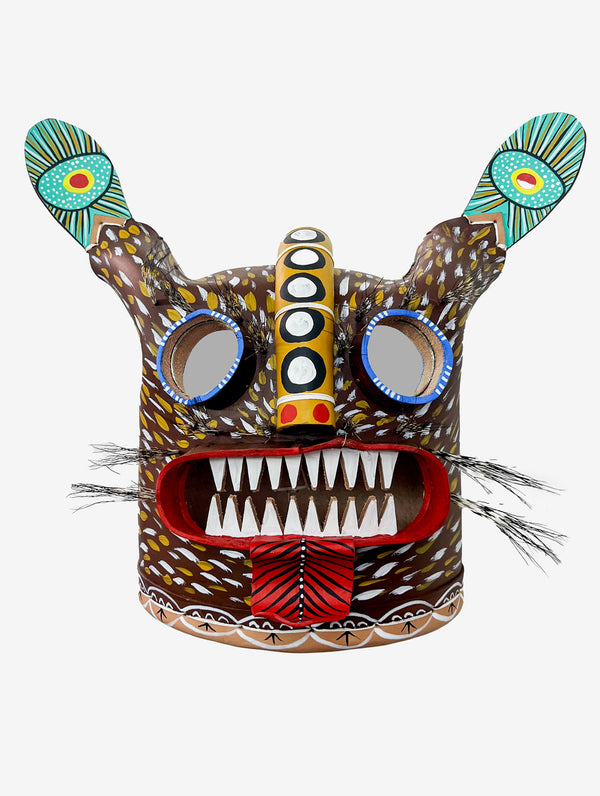 Jaguar Mirror Michoacan Mask