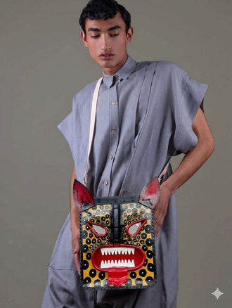 Large Painted Tecuan Bag